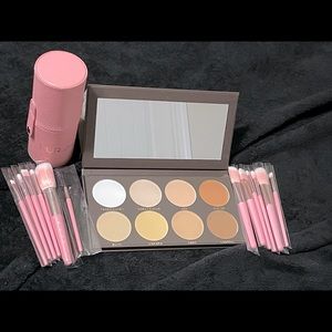 NEW PUR 12PC MAKEUP BRUSHES AND NEW KAB VOLUME 1 CONTOUR PALETTE MAKEUP BUNDLE